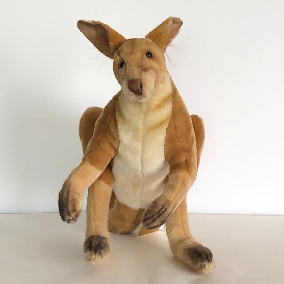 Hansa Handcrafted Kangaroo, Male Stuffed Animal Brand New w/ Tag - Picture 3 of 13